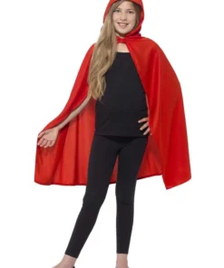 Smiffy's Buy Costumes Red Hooded Cape Children