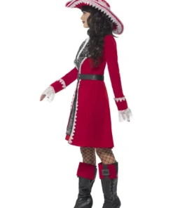 Smiffys Captain Lady Deluxe Authentic Adult Women's Costume Womens