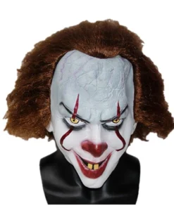 X-MERRY TOY Clown Scary Halloween Mask Mens