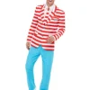 Smiffys Mens Where's Wally? Adult Men's Suit