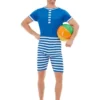 Smiffys 1920's Bathing Suit Male Costume Mens