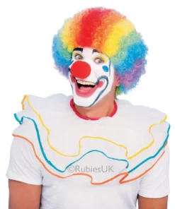 Rubies Rainbow Clown Afro Adult Wig