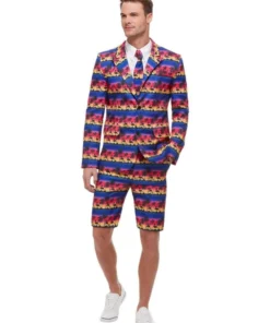 Smiffys Sunset Flamingo Adult Male Summer Suit