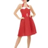 Smiffys Womens Red 1950's Rockabilly Women Costume Dress