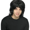 Rubies Shag 70's Black Wig Mens