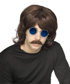 Rubies Shag 70's Brown Wig Mens