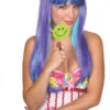 Rubies Candy Babe Purple Wig For Adults