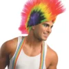 Rubies Mens Rave Punk Mohawk Wig For Adults