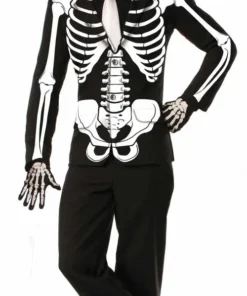 Rubies Mens Day Of The Dead Men's Skeleton Jacket Halloween Costume