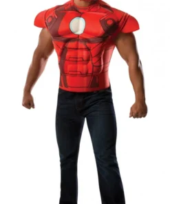Rubies Mens Ironman Muscle Chest Shirt For Adults