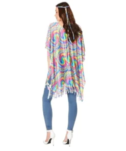 Karnival Costumes 60s 70s Tie Dye Poncho