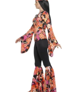 Smiffy's Womens Willow The Hippie 60s Ladies Flares And Top Costume