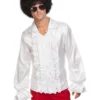 Smiffy's 60's 70's White Ruffled Shirt Buy Costumes