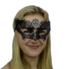 Tomfoolery Metal Black Mask Filigree Buy Costumes