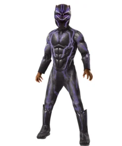 Rubies Black Panther Super Deluxe Battle Costume For Children
