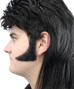 Carnival Products Buy Costumes Elvis 70's Black Stick-on Sideburns Costume Accessory