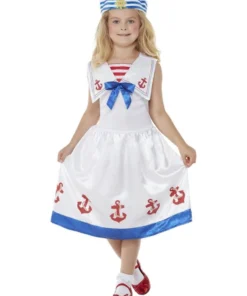 Smiffys Buy Costumes High Seas Sailor Girls Costume