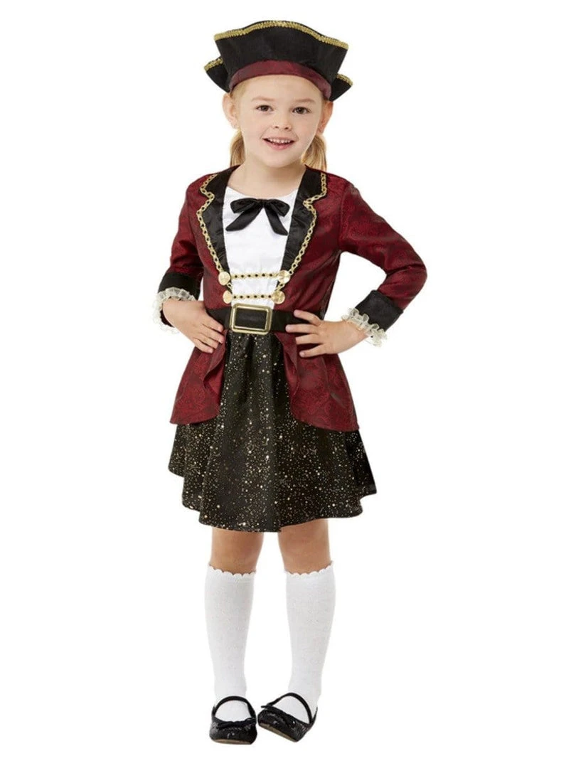 Smiffy's Kids Deluxe Swashbuckler Pirate Costume For Toddlers And Girls 4 Smiffy's Kids Deluxe Swashbuckler Pirate Costume For Toddlers And Girls