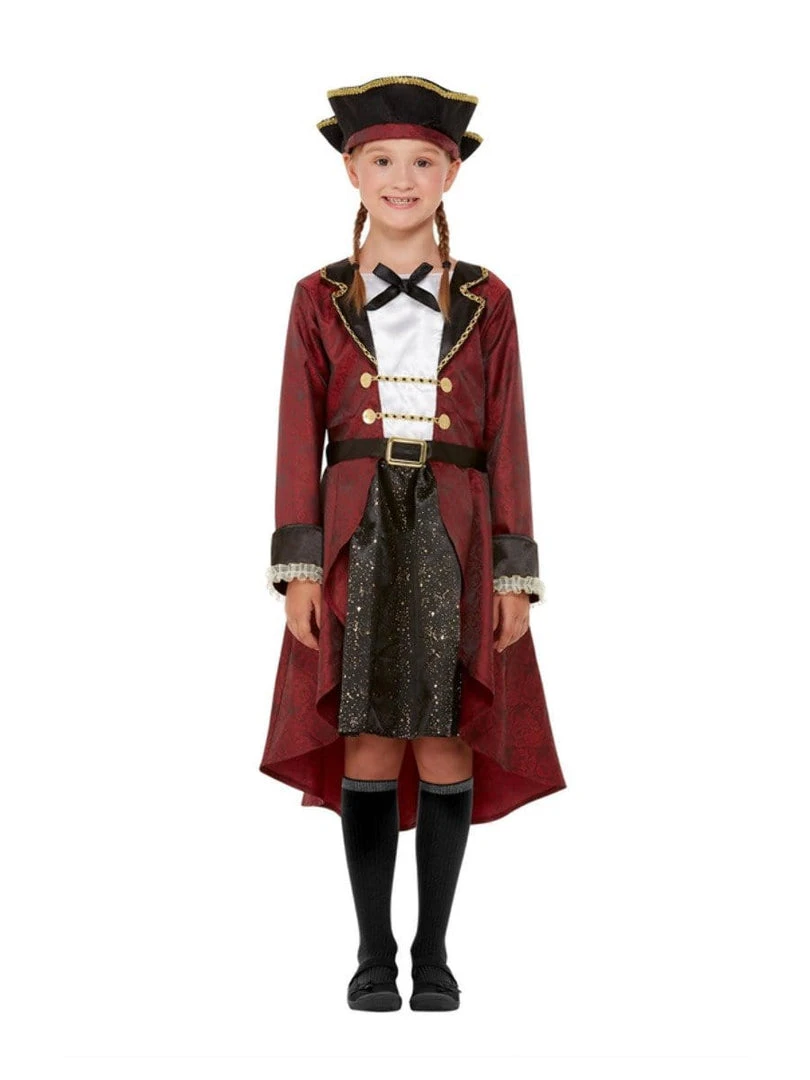 Smiffy's Kids Deluxe Swashbuckler Pirate Costume For Toddlers And Girls 3 Smiffy's Kids Deluxe Swashbuckler Pirate Costume For Toddlers And Girls