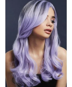 Smiffys Khloe Lilac Blend Heat Resistant Accessory Wig Womens