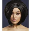 Smiffys Karen Black Blend Heat Resistant Accessory Wig