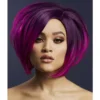 Smiffys Karen Purple Blend Heat Resistant Accessory Wig