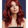 Smiffys Womens Ashley Ruby Red Heat Resistant Accessory Wig