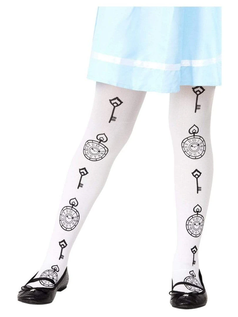 Smiffys Buy Costumes Wonderland Key Tights For Girls 3 Smiffys Buy Costumes Wonderland Key Tights For Girls