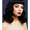 Smiffys Womens Bettie Black Heat Resistant Accessory Wig
