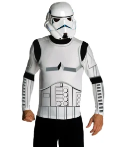 Rubies Mens Stormtrooper Classic Long Sleeve Top Costume For Men
