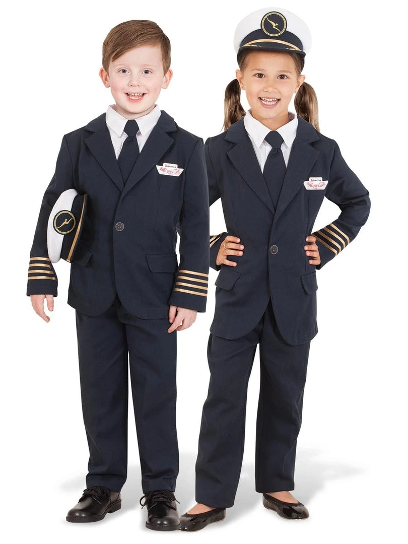 Rubies Buy Costumes Qantas Captain's Uniform For Children 3 Rubies Buy Costumes Qantas Captain's Uniform For Children