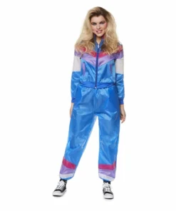 Karnival Costumes 80s Shell Suit Tracksuit Costume For Women Womens