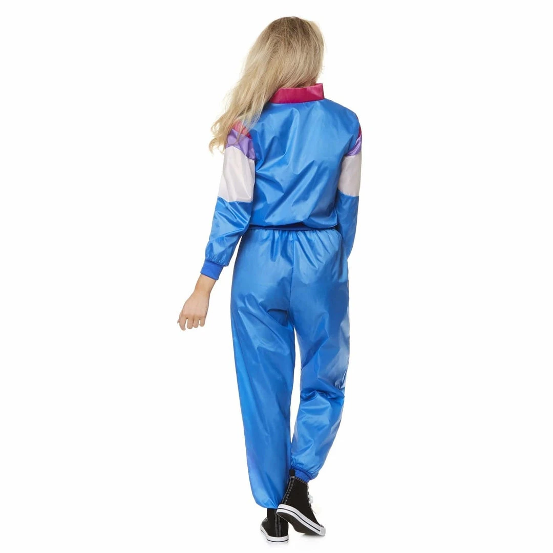 Karnival Costumes 80s Shell Suit Tracksuit Costume For Women Womens 5 Karnival Costumes 80s Shell Suit Tracksuit Costume For Women Womens