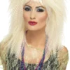 Smiffy's Womens Crimped 80's Blonde Trademark Big Hair Wig
