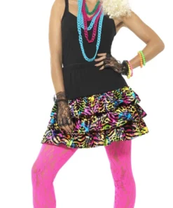 Smiffy's Womens Party Girl 80s Costume Set For Women