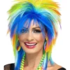 Smiffy's Womens Punk 80s Rainbow Mullet Wig 1 Smiffy's Womens Punk 80s Rainbow Mullet Wig