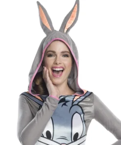 Rubies Womens Bugs Bunny Hooded Tutu Dress Costume For Women