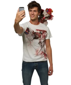 Rubies Buddy The Clown Selfie Shocker Halloween Costume Mens