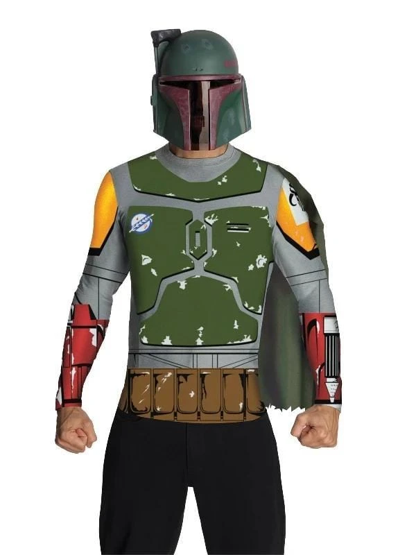 Rubies Boba Fett Costume Top For Men Mens 3 Rubies Boba Fett Costume Top For Men Mens