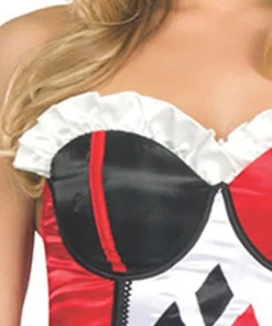 Rubies Womens Harley Quinn Corset For Women