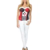 Rubies Womens Harley Quinn Corset For Women