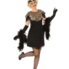 Rubies Charleston Gold Flapper Women's 1920's Costume Womens
