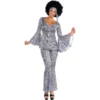 Amscan Womens Dancing Queen 70s Women's Disco Pantsuit 1 Amscan Womens Dancing Queen 70s Women's Disco Pantsuit