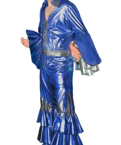 Creative Costuming Abba Male Blue Mamma Mia Mens Hire Costume