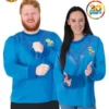 Rubie's Anthony Blue Wiggles Deluxe 30th Anniversary Costume Top For Adults Womens