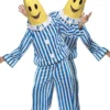 Smiffy's Womens Bananas In Pyjamas Adult Mens Licensed Costume