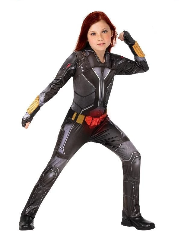 Rubies Kids Black Widow Deluxe Costume For Girls 3 Rubies Kids Black Widow Deluxe Costume For Girls