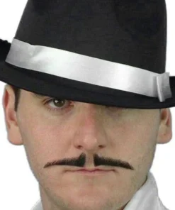 Carnival Products Gangster Black 1920's Stick-on Costume Pencil Mustache Mens