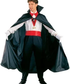 Carnival Products Vampire Black Cape Halloween Dracula Cloak Costume
