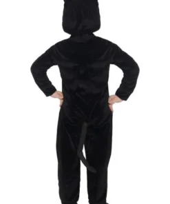 Smiffy's Black Cat Hooded Jumpsuit Toddler Halloween Costume